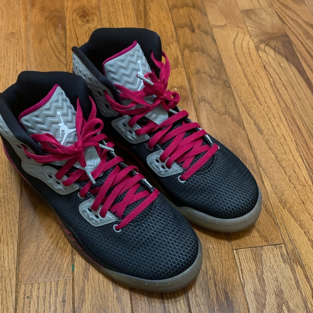 Pink, grey and black Jordan’s